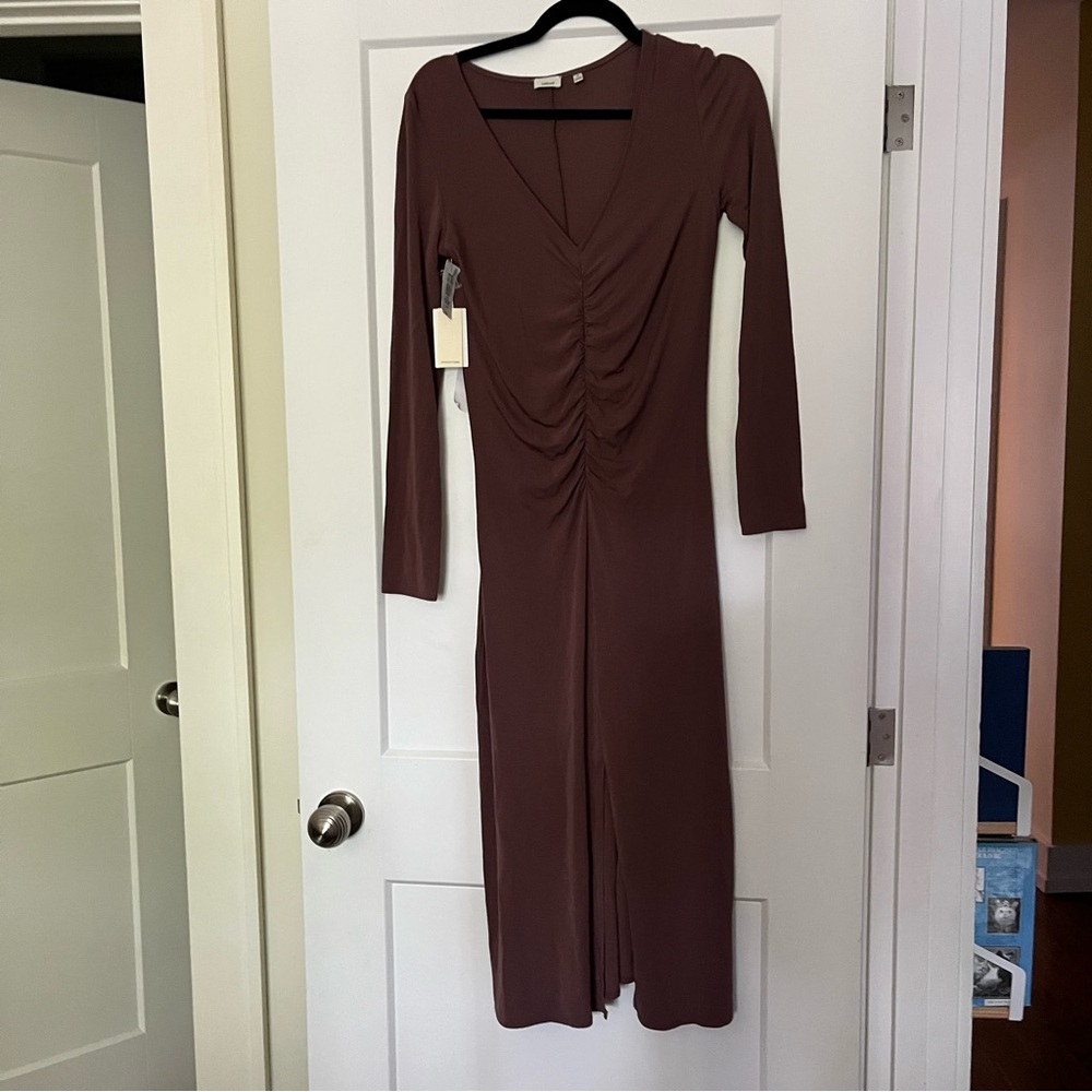 SOLD NWT Aritzia Wilfred Aveyron Dress - Picture 2 of 6